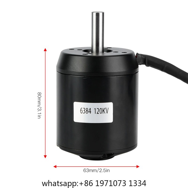6384 120KV BLDC Outrunner Brus - 6384 Brushless Motor Sensored review and price